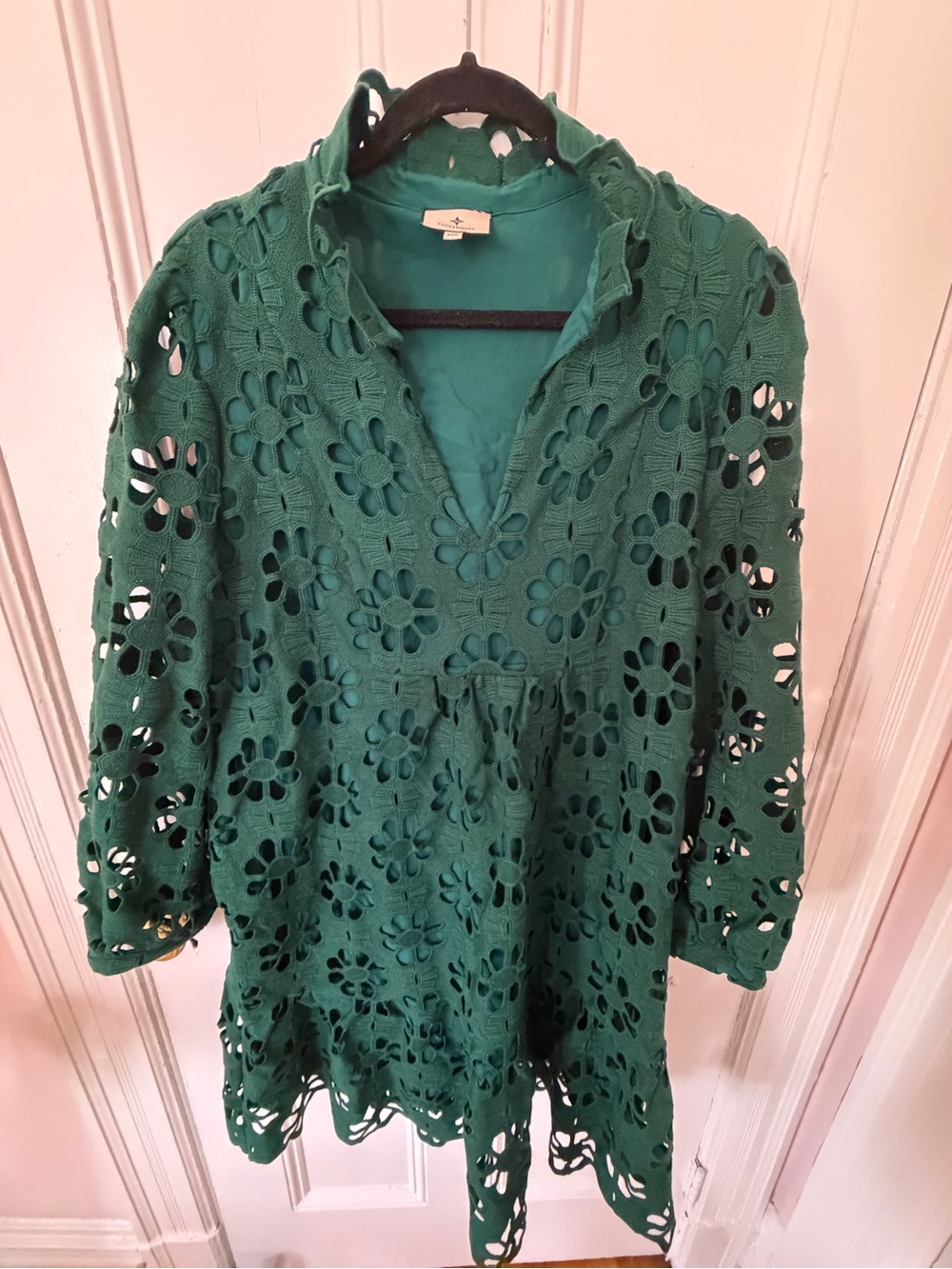 Tuckernuck Green Lace Palmerston Dress - Picture 4 of 6